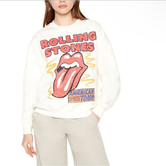 the Rolling Stones Sweaters - Rolling Stones American Tour Crewneck